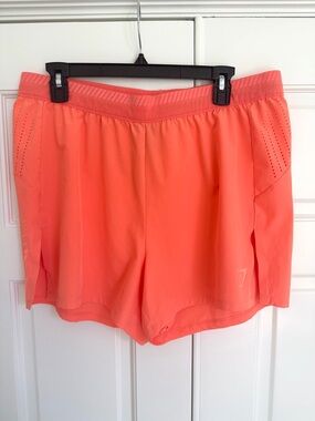 Gymshark Coral Athletic Running Gym Shorts